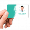 CARTÃO DE VISITA eletrônico digital nfc e qr code, aproximação, cartão digital fisioterapeuta, médico, perfil digital cartão de visita pvc