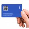 cartão de visita digital interativo de aproximação, cartão de nfc, cartão de visita nfc, cartão sem contato, veterinário, médico, medicina verso
