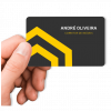 cartão de visita eltrônico digital, aproximação NFC e leitura de qr code, cartão digital eletrônico nfc, todos os seus contatos em um cartão de visita único cartão de corretor de imóveis, preto e amarelo