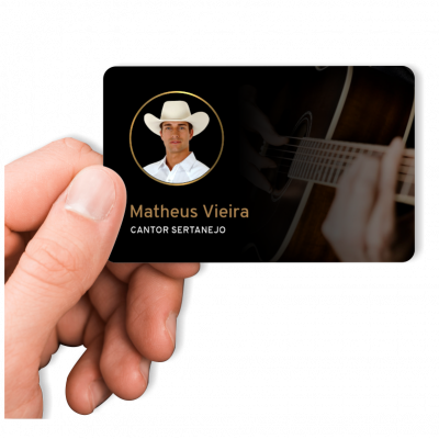 cartão de visita aproximação, cartão de visita NFC para contor, músico