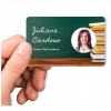 cartão de visita nfc aproximação professora, cartão de visita sem contato profissionais de educação, cartão de visita com qr code