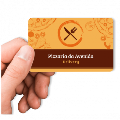 cartão de visita por aproximação para pizzaria, cartão de visita sem contao pizzaria, cartão com nfc e qr code
