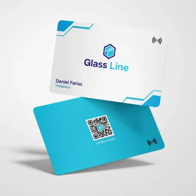 Cartão de Visita Digital NFC e QR Code para vidraceiro
