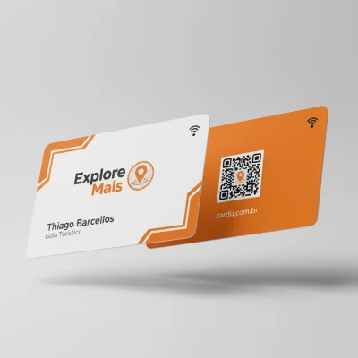 Cartão de Visita Digital com Perfil Gerenciável, NFC e QR Code para guia de turismo