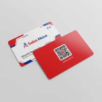 Cartão de Visita Digital com Perfil Gerenciável, NFC e QR Code para vendedor externo